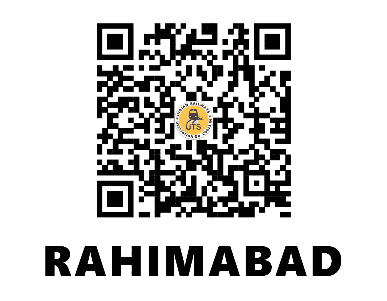 UTS QR Code for RAHIMABAD - RBD (NR - UTTAR PRADESH)